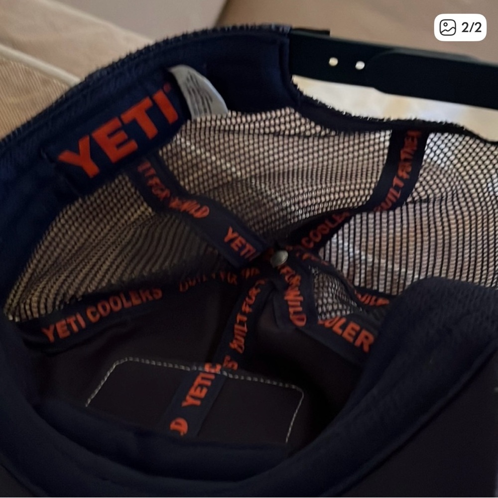 NEW YETI Adjustable Hat “BUILT FOR THE WILD” - Picture 2 of 4